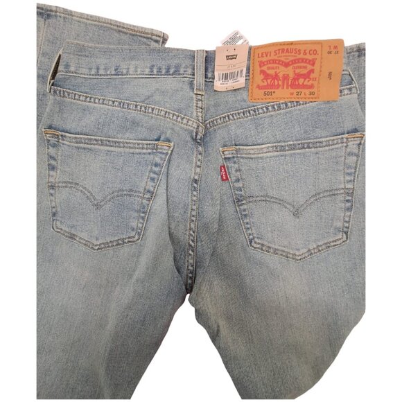 NWT Levi’s 501 Original Fit Men’s Jeans - Light Wash - Multiple Sizes - Picture 5 of 13